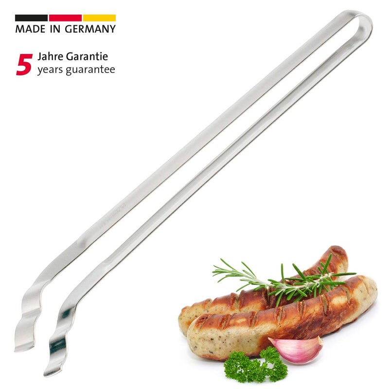 Westmark Sausage Tongs Bent, 13.4", Stainless Steel - Image 2